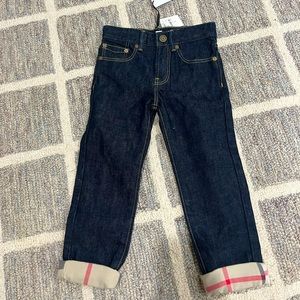 NWT Burberry boys Mini Priestley Jeans sz 4Y